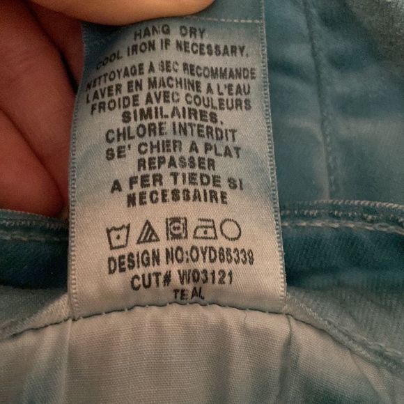 JOE’S JEANS The Icon Teal Cropped Ankle Jeans - Picture 10 of 11